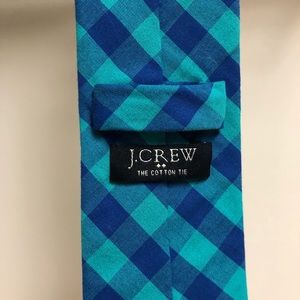 J. Crew checkered skinny tie